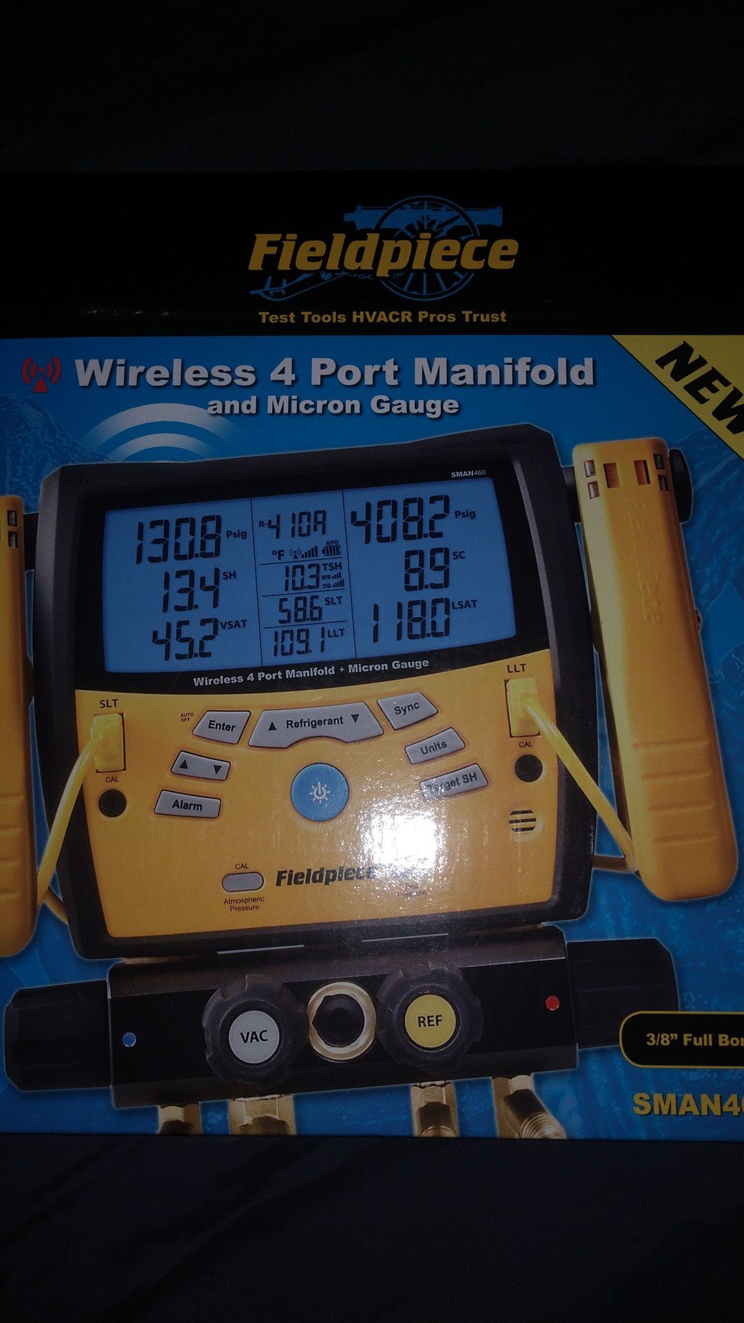 Fieldpiece SMAN460 gauges