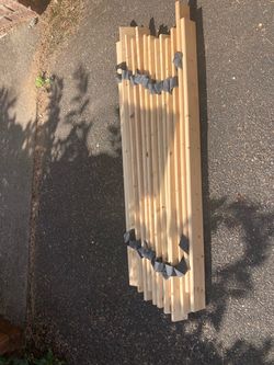 Solid wood twin bed support slats