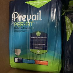 Prevail Per-Fit Daily Underwear  & Prevail Total Care Underpads