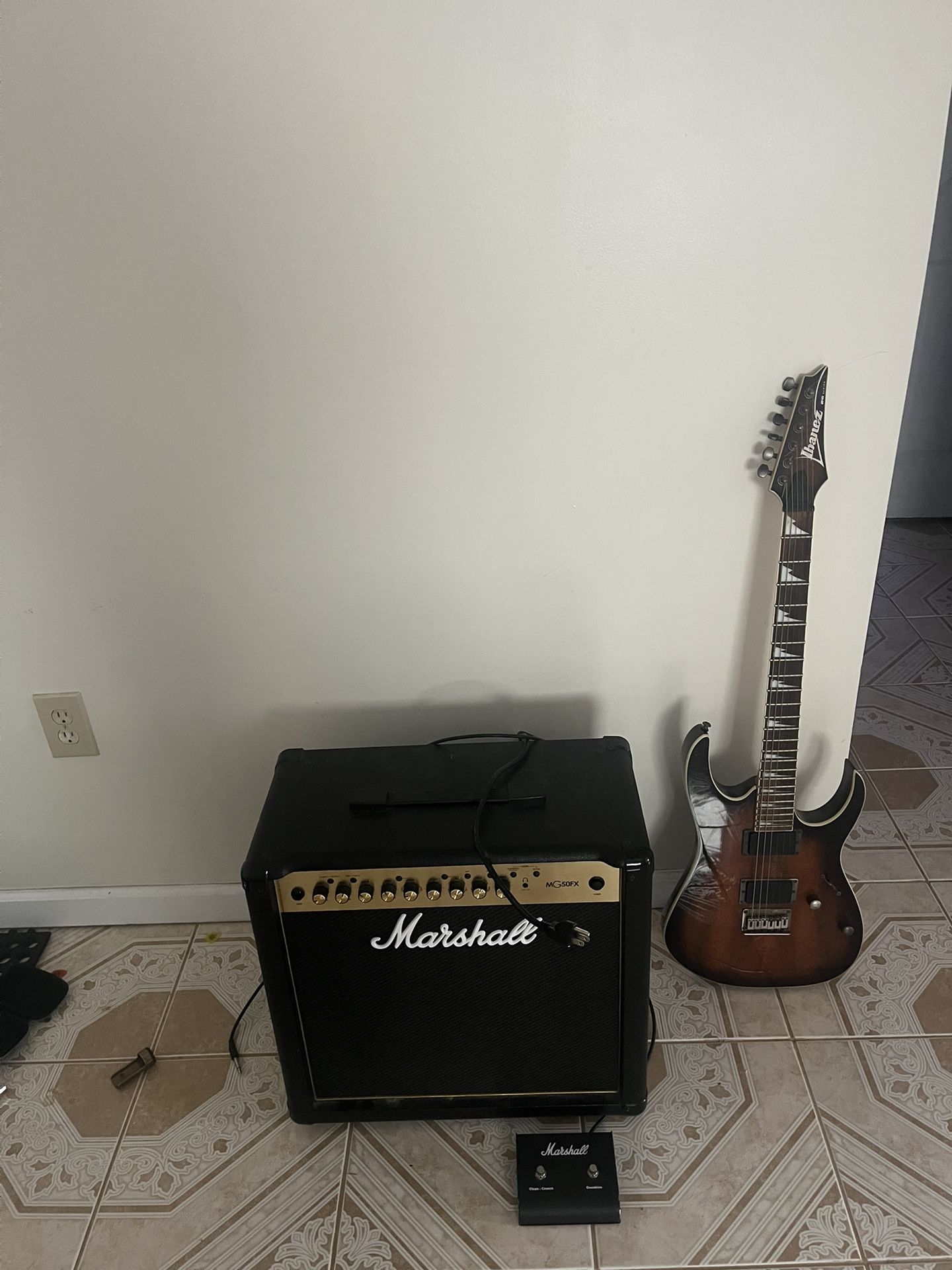 Ibanez RG3EXKA1 + Marshall MG50FX Amplifier (Full Setup) – $600 (Excellent Condition)