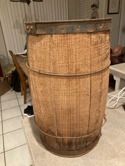 Vintage Wooden Barrel