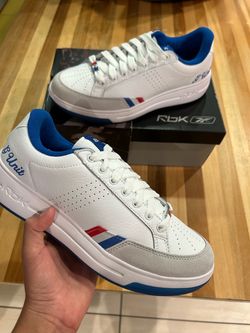 Reebok G-Unit Size 8.5 G6 Men’s Low Top Lace-Up Sneakers White/Blue Red Gray 100289469