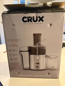 Crux Artisan Series 5-Speed Digital Juice Extractor