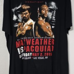 Mayweather Vs Pacquiao Shirt 2XL 