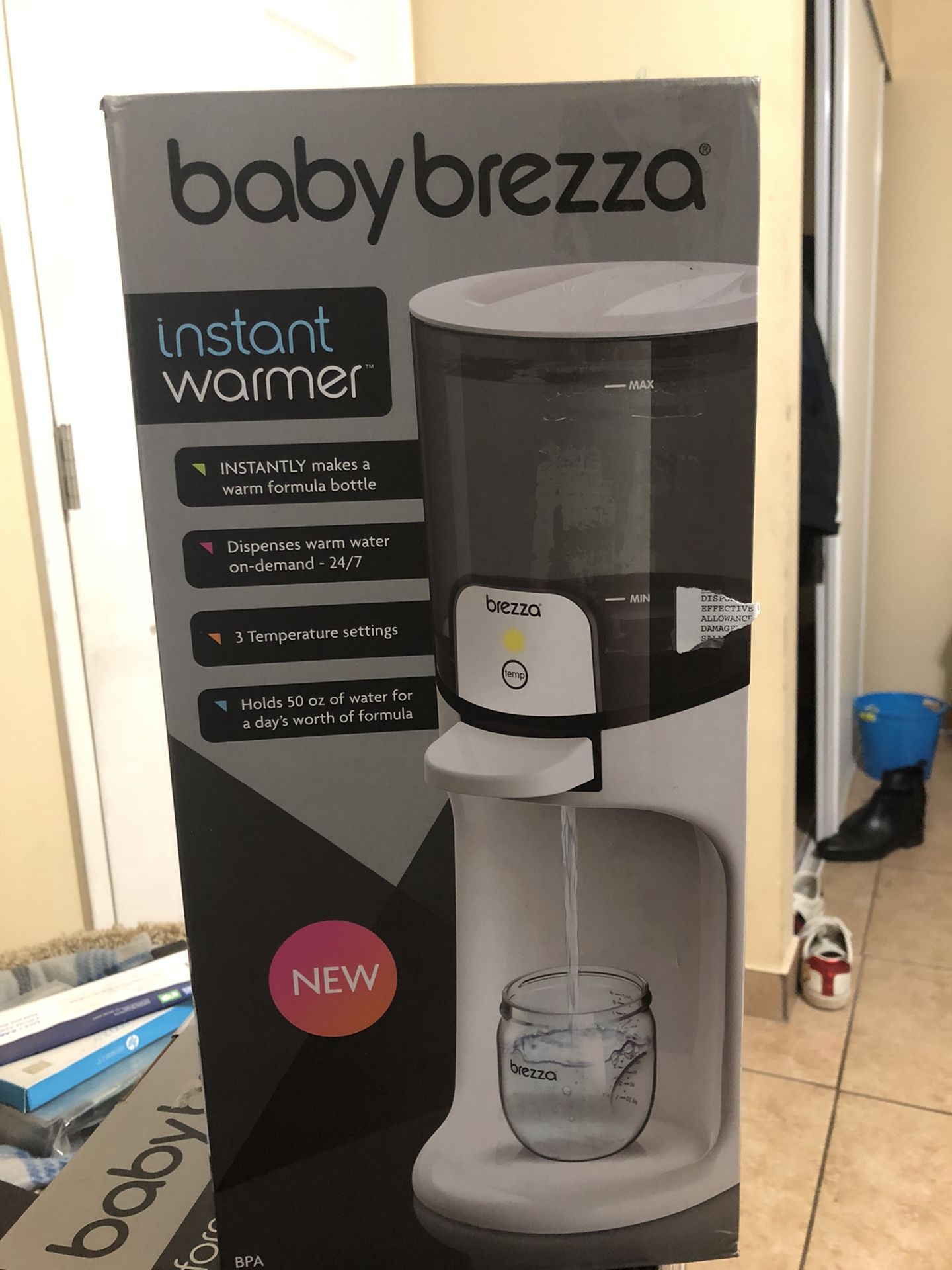 Bellababy Instant Baby Bottle Warmer, Warm Water Dispenser for