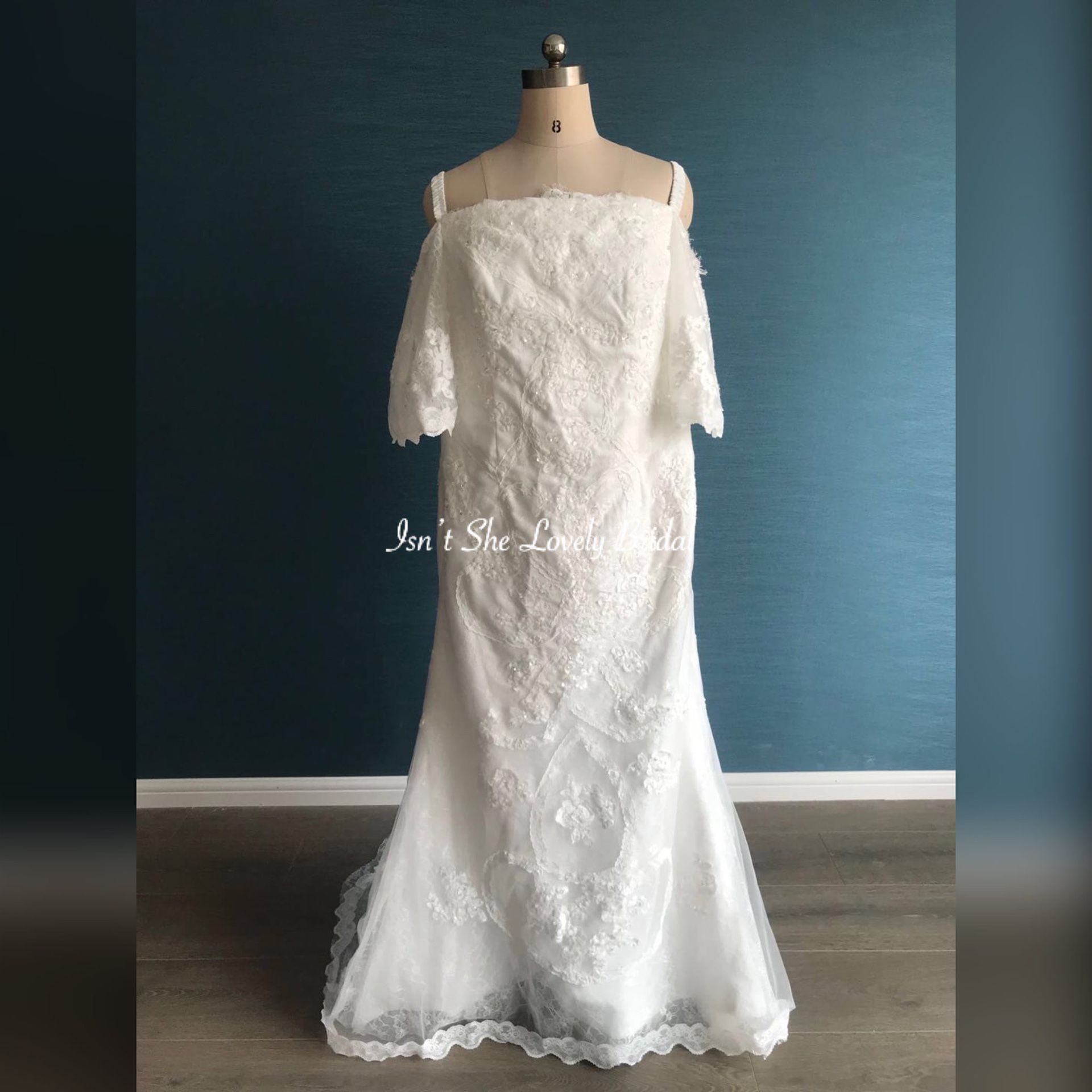 Custom wedding dress size 16