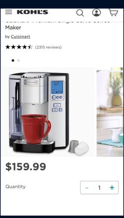 ‼️Cuisinart Single serve Coffee Maker‼️