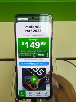 Get the 2026 Motorola Razr for $149.99 when you switch to Cri cket!