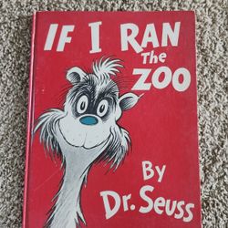 Dr. Seuss If I Ran The Zoo 1950  Book