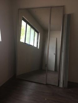 2 Closet mirrors 36” x 80” for 6’ opening