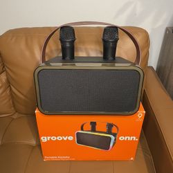 Portable Karaoke with Wireless Microphones