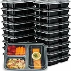 Reusable Meal prep containers with lids/microwave Dishwasher Safe
