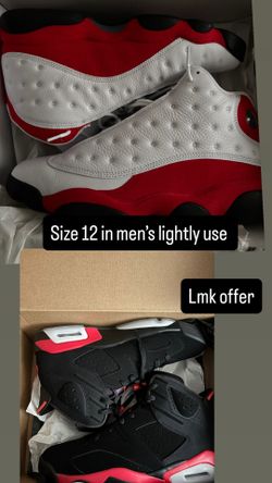 Red 13s and black 6s