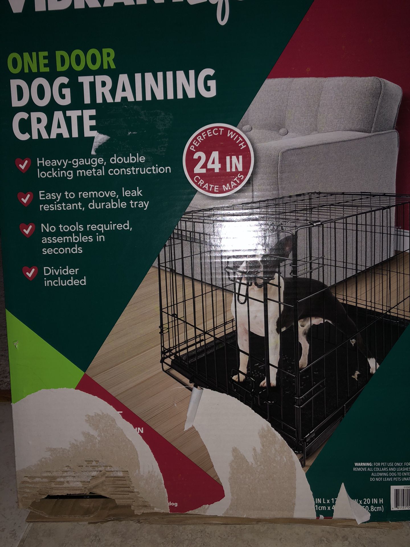 Dog Training Crate by Vibrant Life