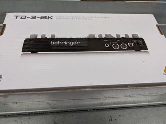 Behringer TD-3 unopened/Black