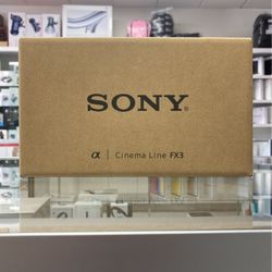Sony FX3 Cinema Camera