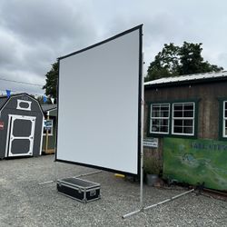 Huge Indoor/Outdoor Projector Screen