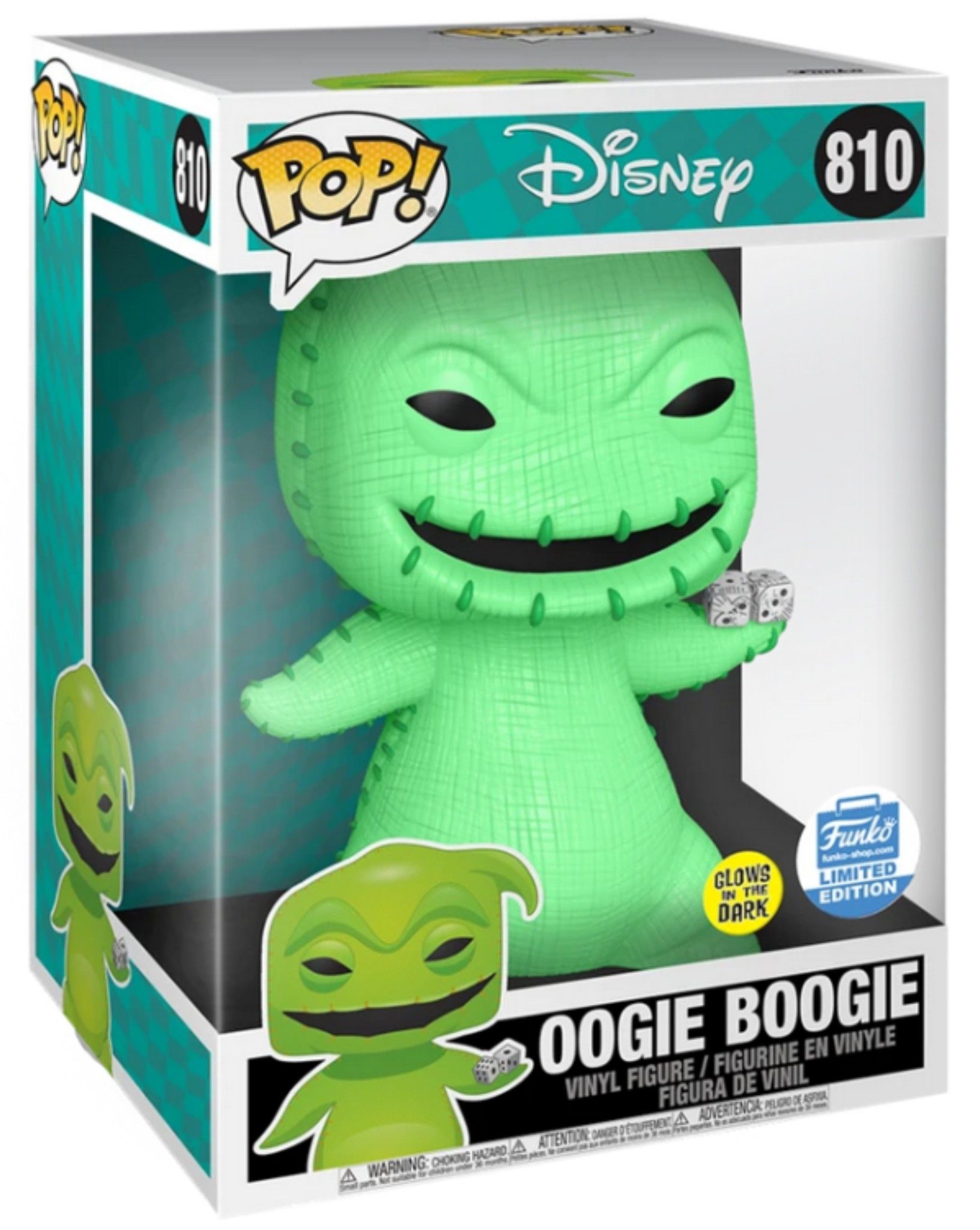 10" Oogie Boogie (Glow) - The Nightmare Before Christmas
