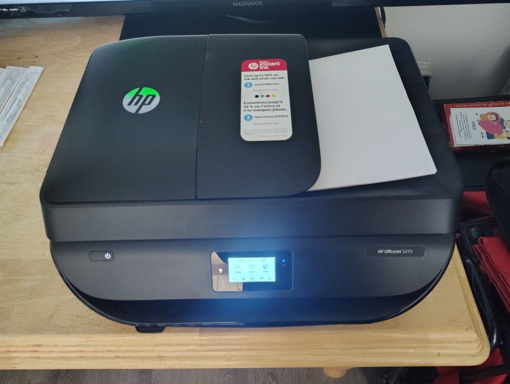 HP OfficeJet 4650 Wireless All-in-One Instant Ink Ready Printer. 