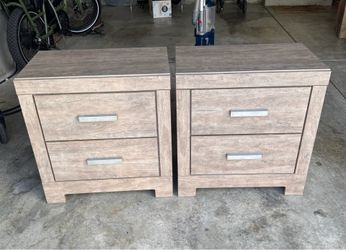 2 Two Drawer Night Stands