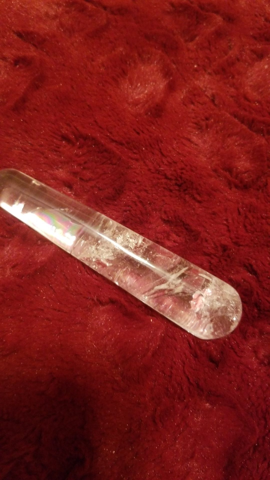 Rainbow Crystal Quartz Wand