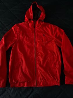 Polo red zipper jacket size Medium