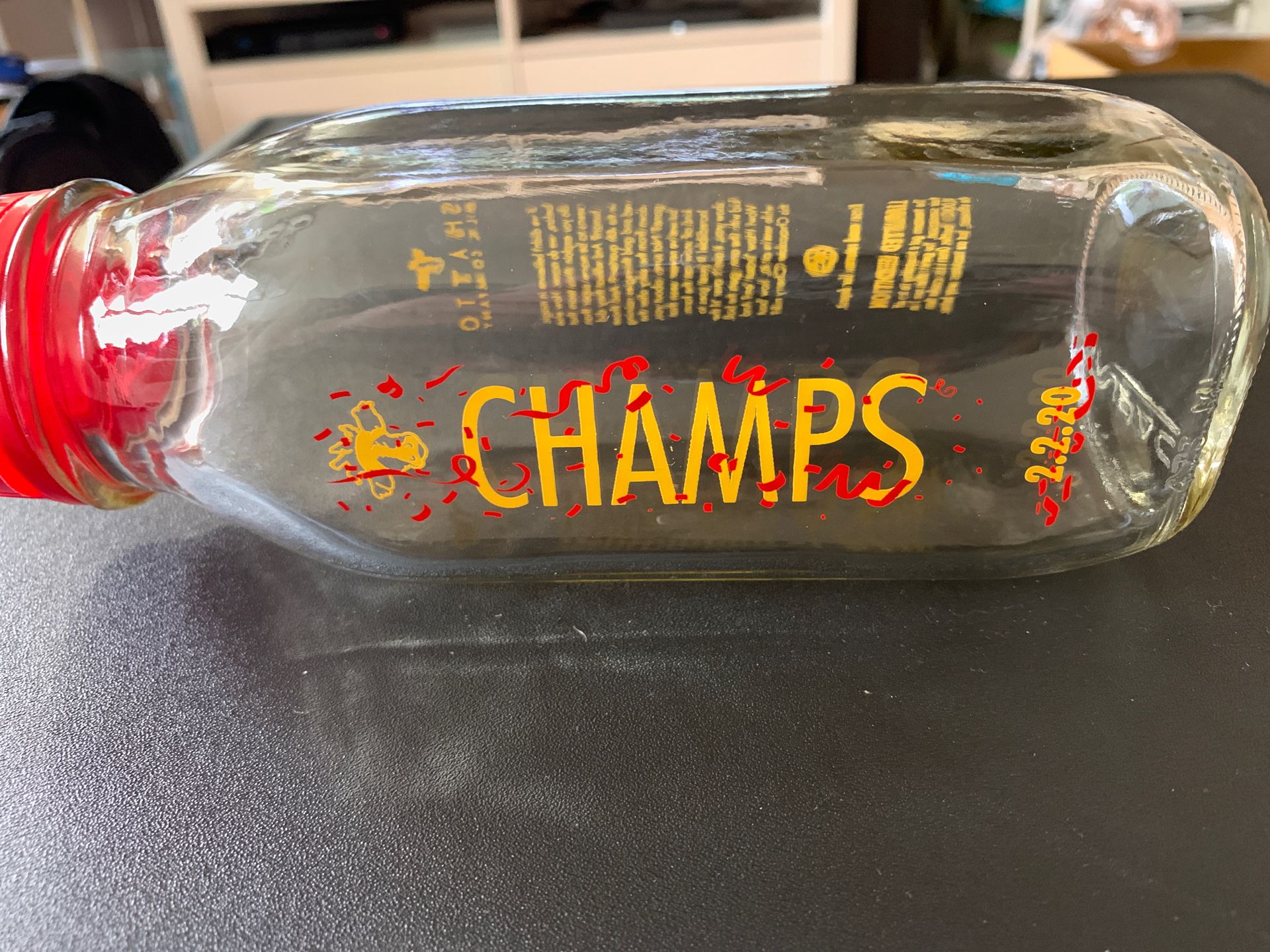 Chiefs Super Bowl LIV Collectable Limited Edition Shatto🥛 bottle 1of 18,000