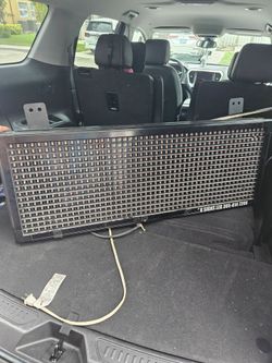 Programmable Scrolling LED Sign Board - Full-Color Message Display Panel