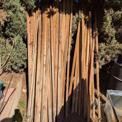 About 200 Pieces Of Strip Wood For Gardening Etc