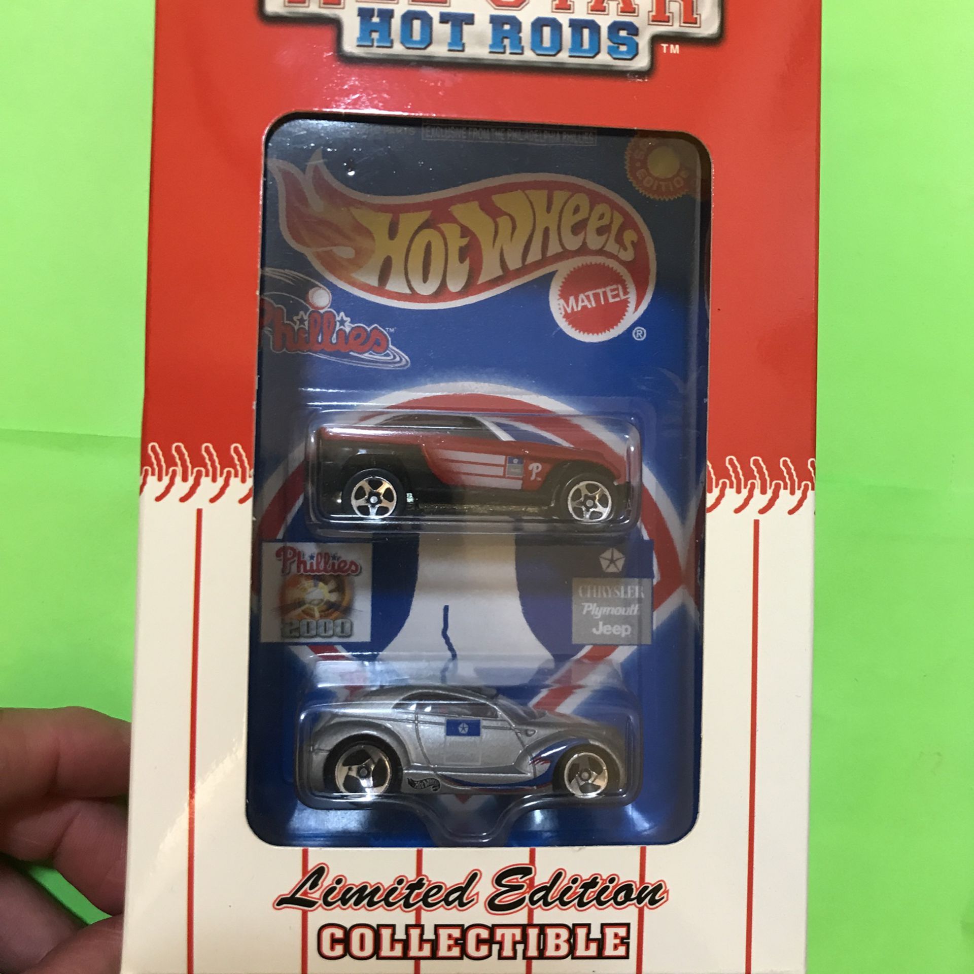 K-5 Hot wheels boxed all star hot rods Phillies $22