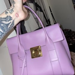 Salvatore Ferragamo Purple Purse