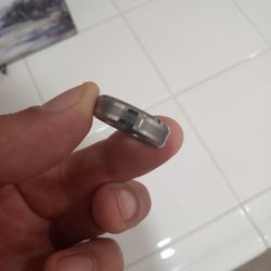 Spikes-tu Tungsten Wedding Band