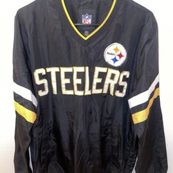 NFL Steelers V-Neck Windbreaker Jersey