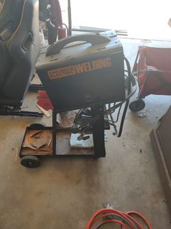 Welder and stand+ 50f extension cord