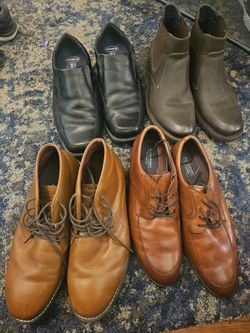 Men Dress / Casual Dress Shoes, 3 Pairs Are New!! 1 Worn