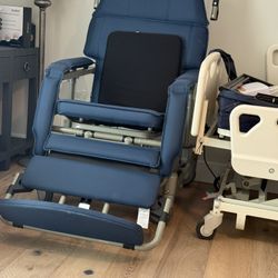 Human Care Convertible Patient Transfer Chair