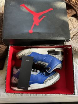 Air Jordan Retro 3 Varsity Royal Size 8.5