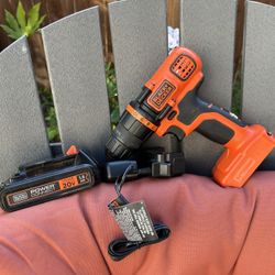 Black Decker Cordless Drill
