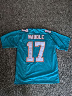 SIGNED Jaylen Waddle Stitched Jersey (Size XL)