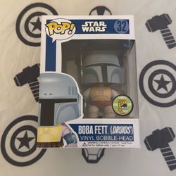 Funko pop Star Wars Boba Fett SDCC