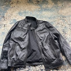 XL Rogue Real Leather Men Jacket 