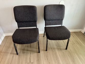 Pair of Padded Chairs