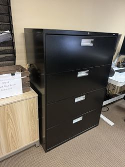 Hon Lateral 4 Drawer File Cabinet For