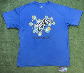 Nike blue air revolution tee
