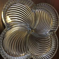 Plate With Divider Preowned Excellent Condition