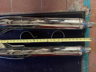 Harley Exhaust Shark Fin Pipes