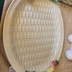 Vintage Fitz and Floyd Kitchen Harvest platter