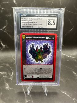MetaZoo Mothman Costume and Mask CGC 8.5 Holo
