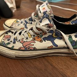 Dancing Teddy Bear Grateful Dead X Converse All Star