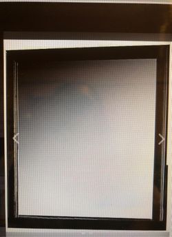 New-36” x 38” Black Mirror in Rectangular Shape